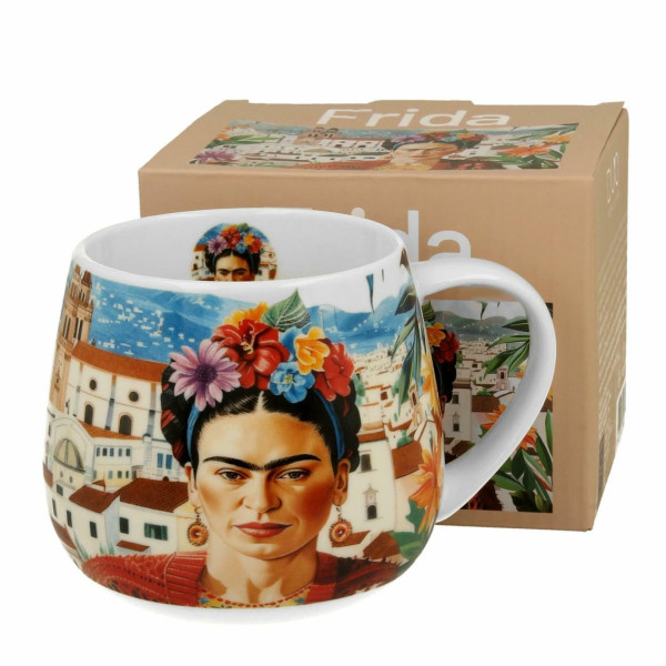 Kubek porcelanowy 430 ml Frida KahloKlasyczny do herbaty