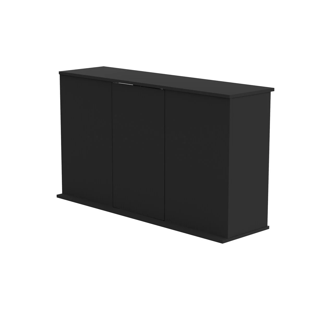 Aquatic Fundamentals 55 Gallon Black Aquarium Stand with Enclosed Storage