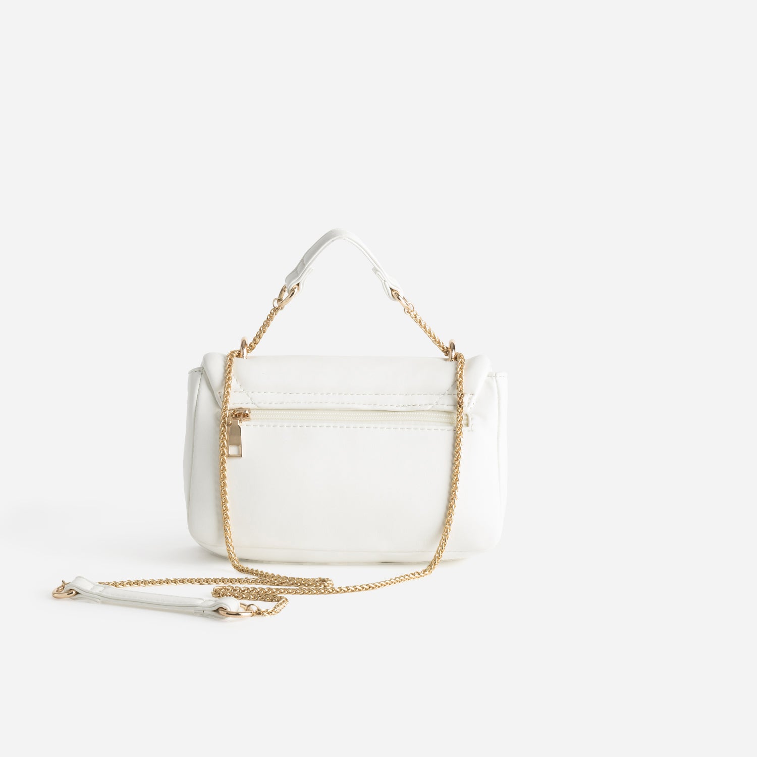 Sac à main écru souple