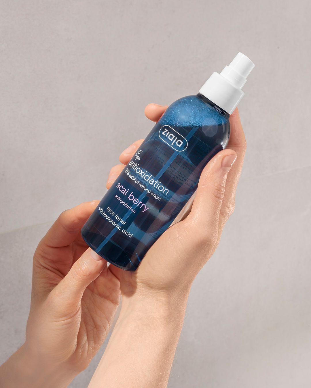 Ziaja Acai Berry Face Toner With Hyaluronic Acid Spray 200ml