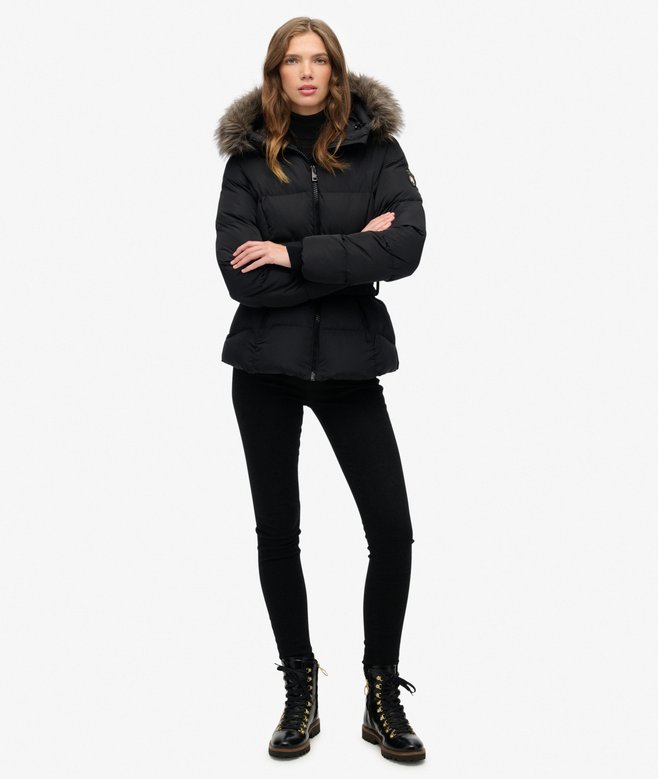 Fuji Belted Puffer Jacket