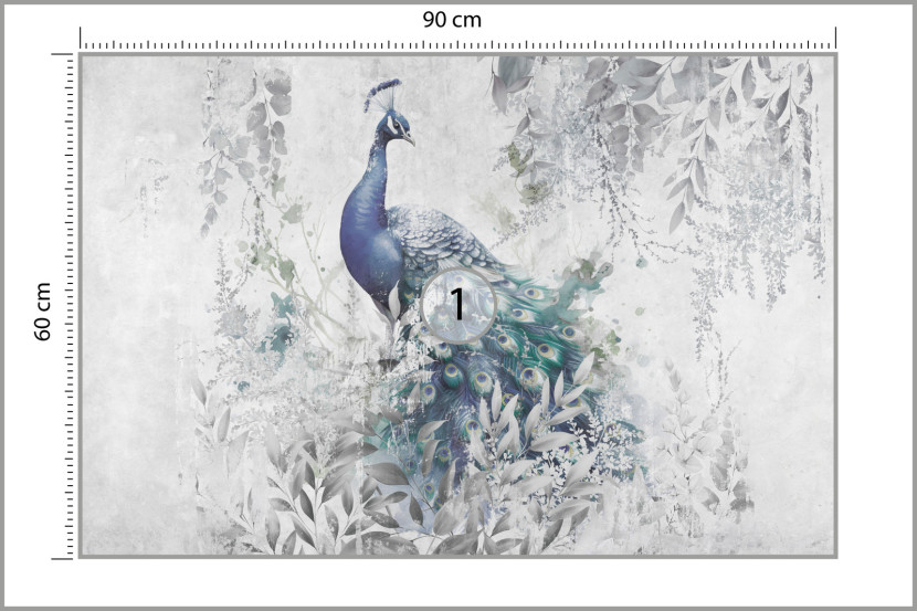 Fototapeta Abstrakcyjny paw 90x60cm