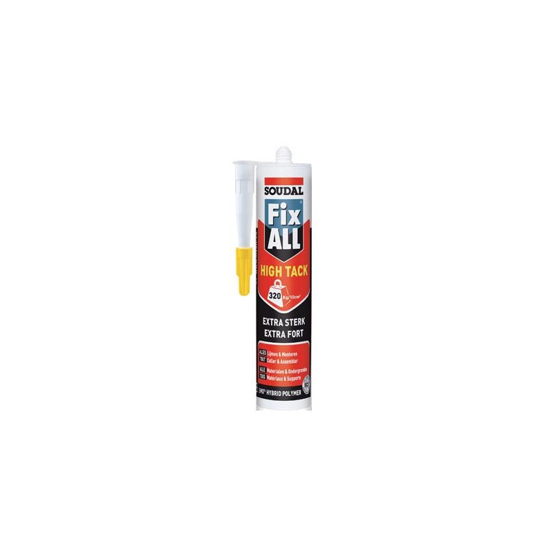 Colle 2-en-1 extra forte grise 0,29 L SOUDAL