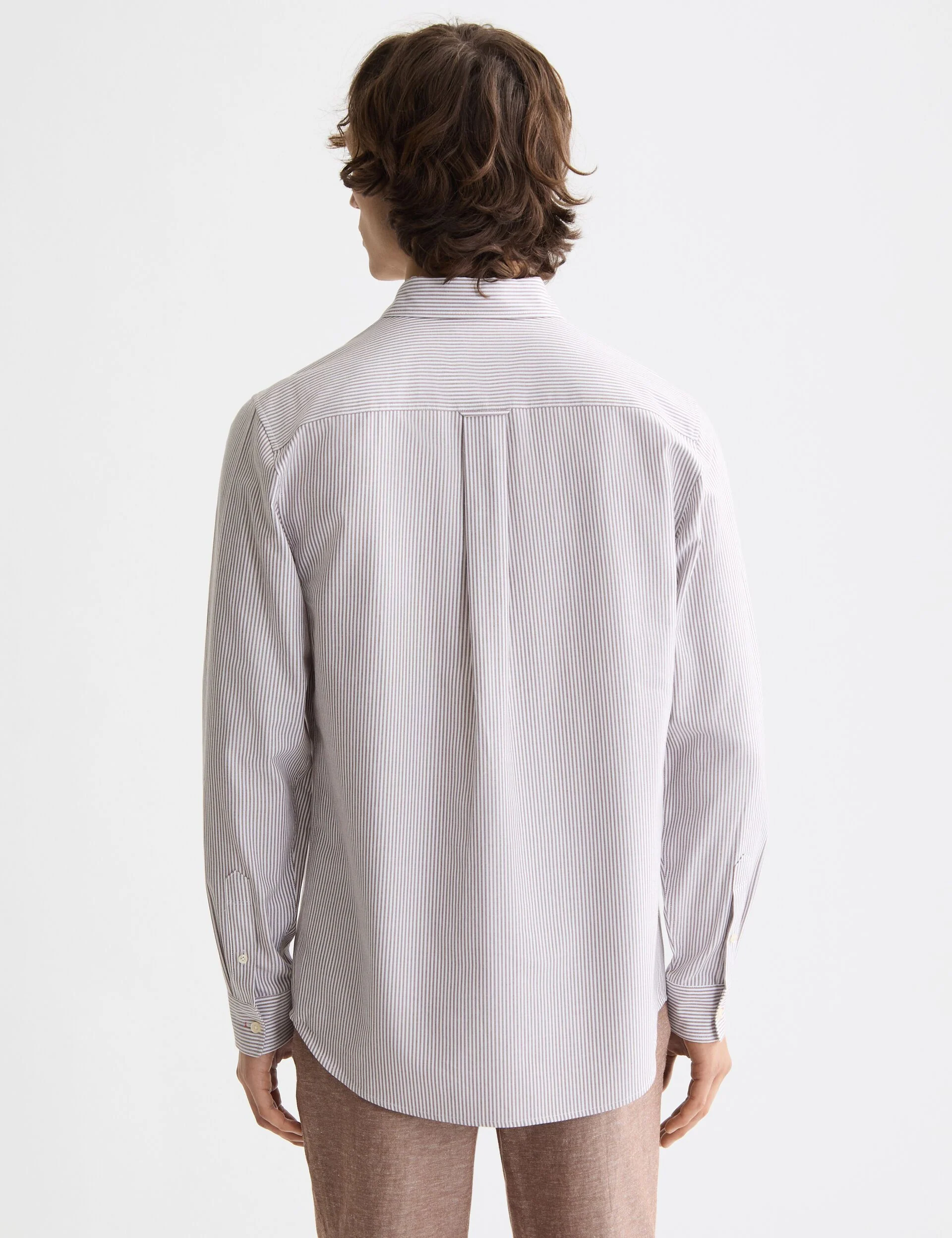 Seasonal Core - Striped Regular-Fit Oxford Shirt