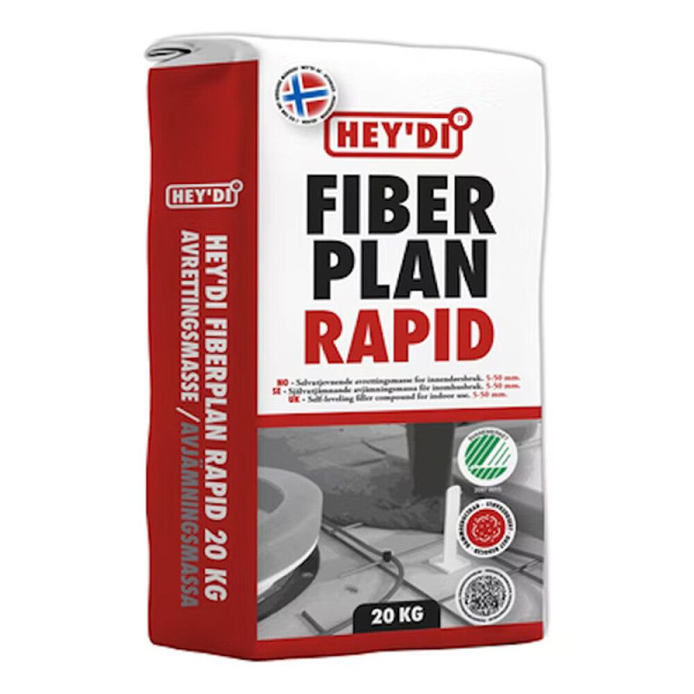 AVRETTINGSMASSE HEY'DI FIBERPLAN RAPID 20KG