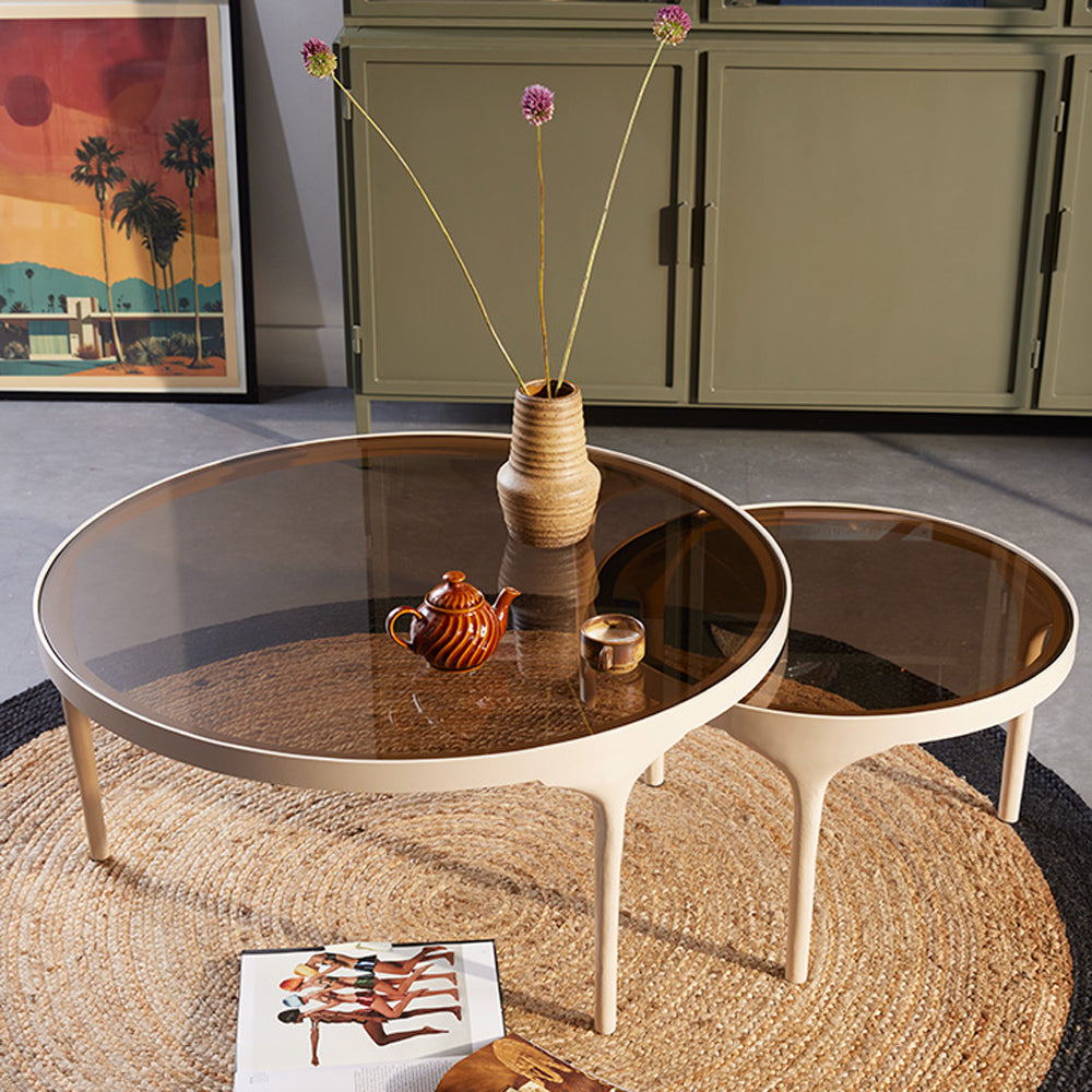New Routz Mantana Salontafel H 43 x Ø 93 cm - Zand