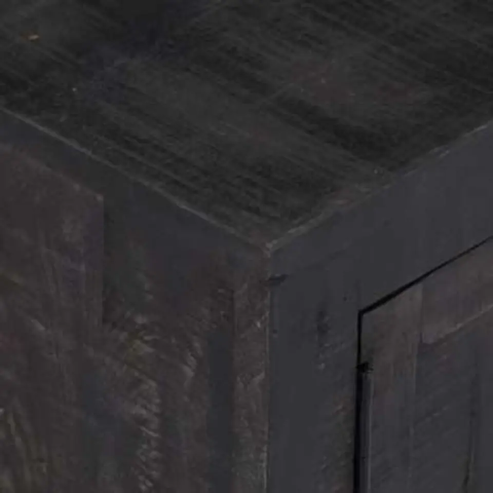 vidaXL - Tv-meubel - Zwart - Hout - 118 x 30 x 40 cm