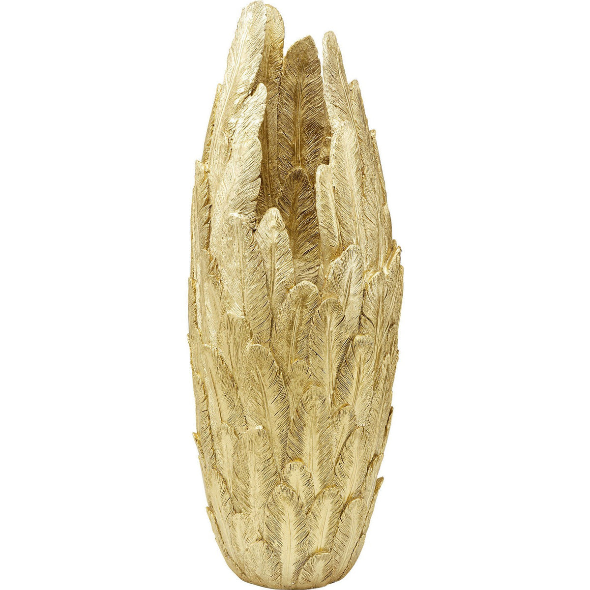 Kare Design Vaas Feathers Gouden 80cm