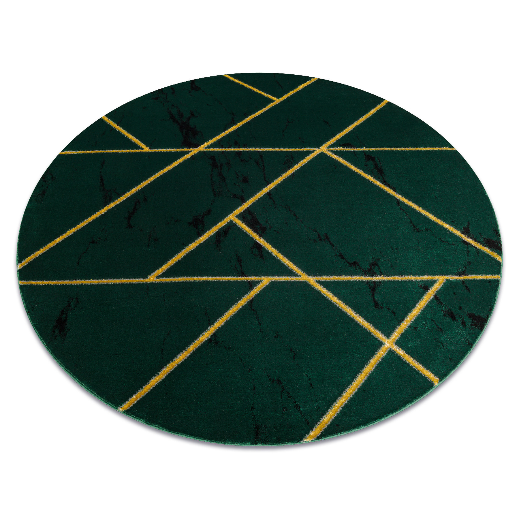 Dywan EMERALD ekskluzywny 1012 - glamour, stylowy marmur, koło 120 cm