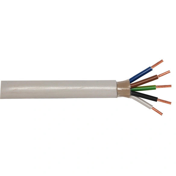 Feuchtraumleitung »NYM«, 2,5 mm², , PVC, grau