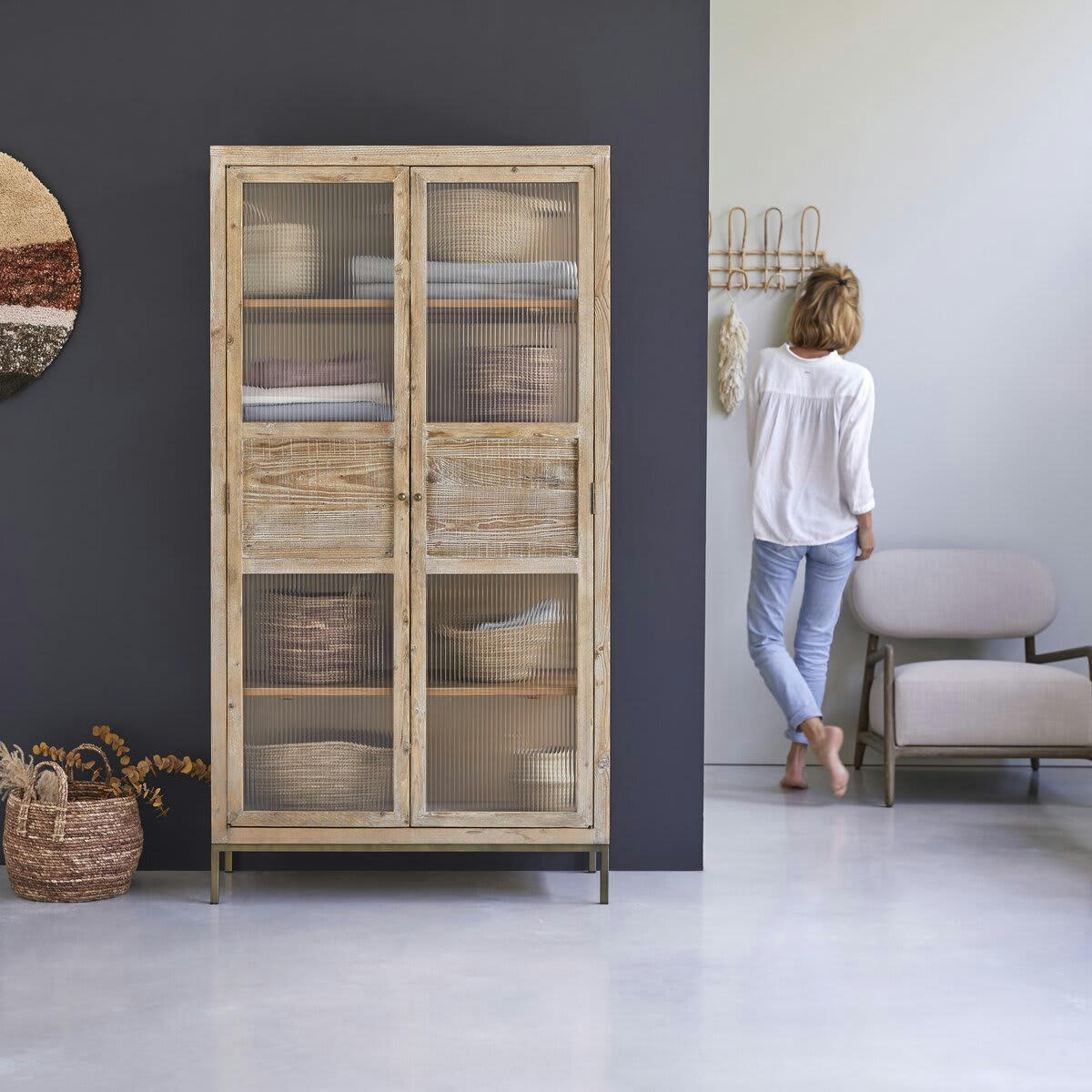 ANDREA - Armoire en pin