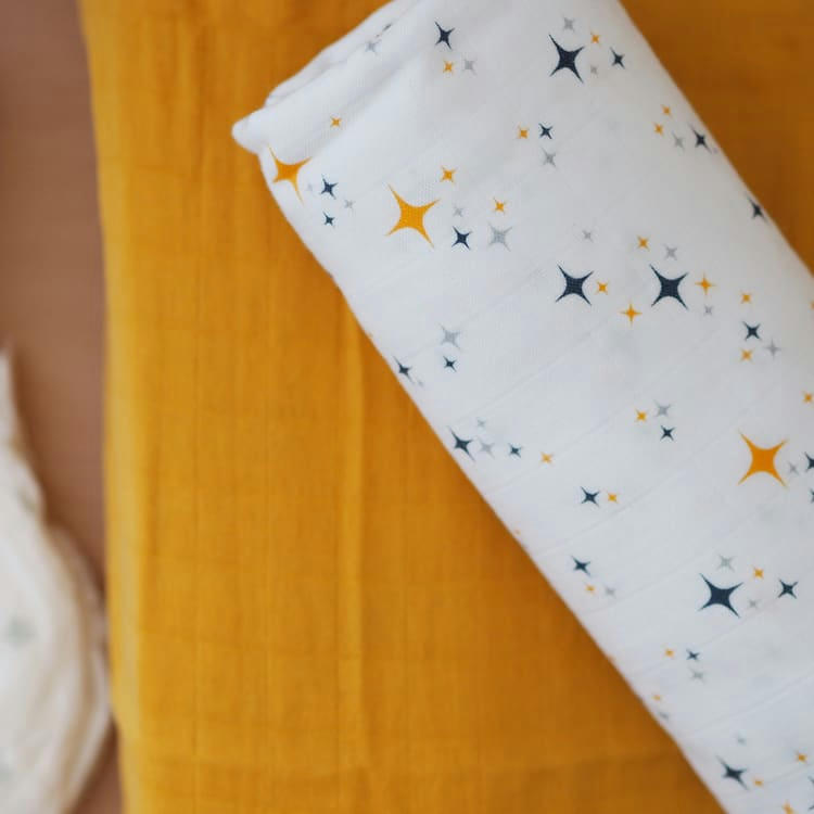 BAIN/SOIN - Lot de 2 langes xxl en coton