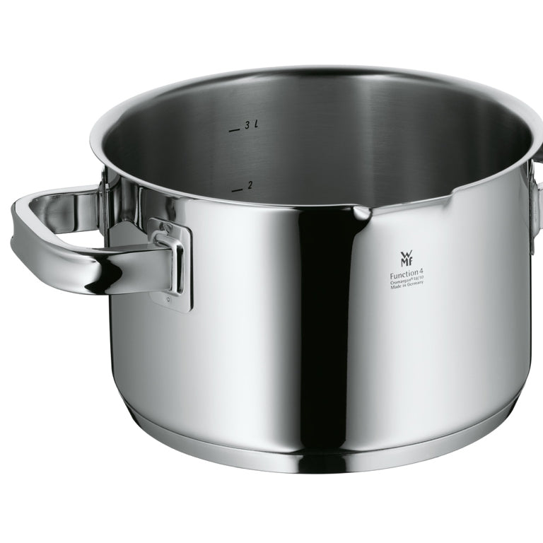 WMF Function 4 Kookpan hoog met deksel - Ø200mm - Rood