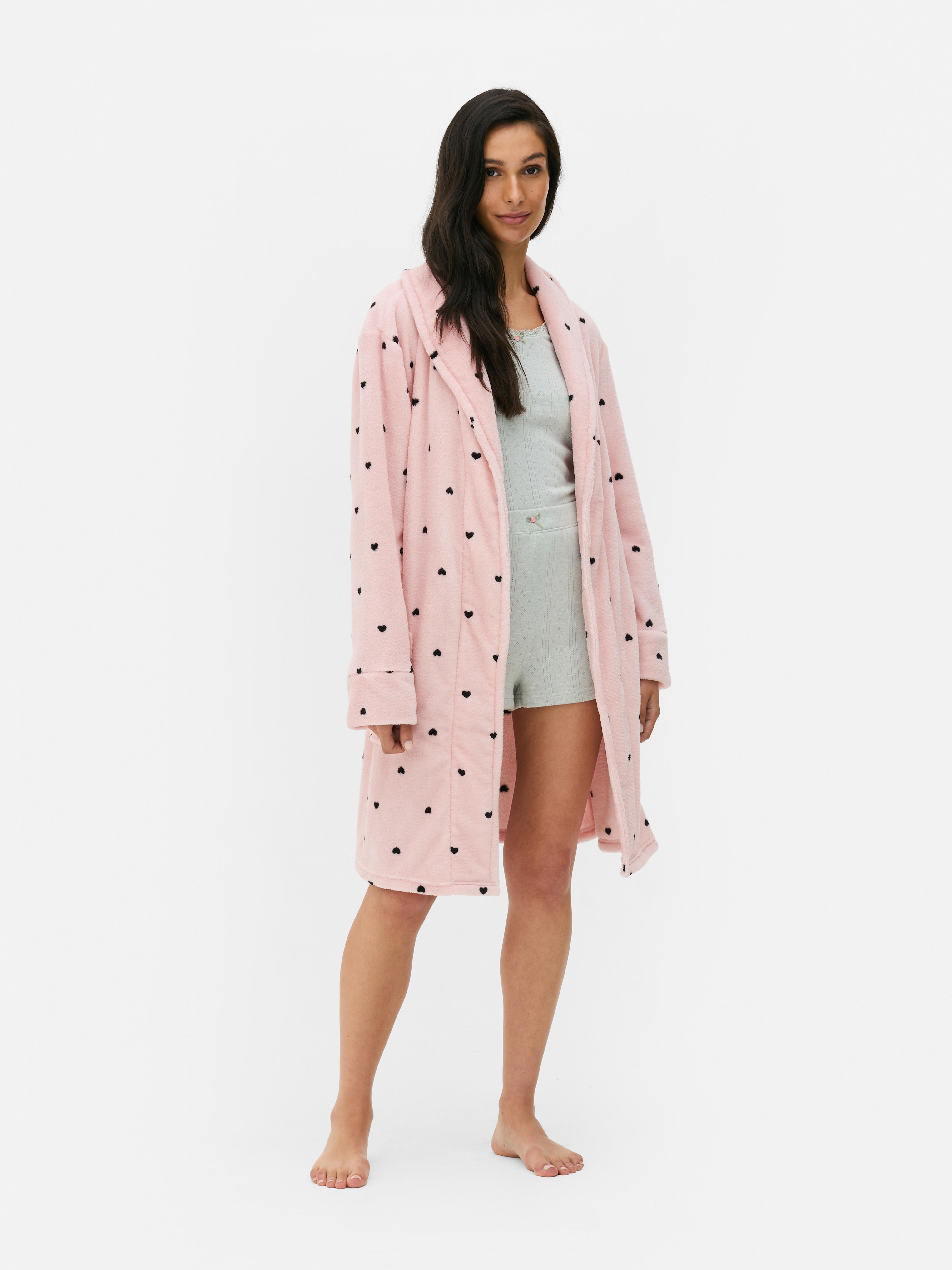 Mid Length Fleece Dressing Gown