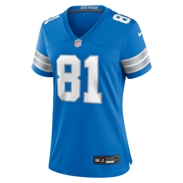 Calvin Johnson Detroit Lions Nike Women's Team Retired Game Jersey -  Blue