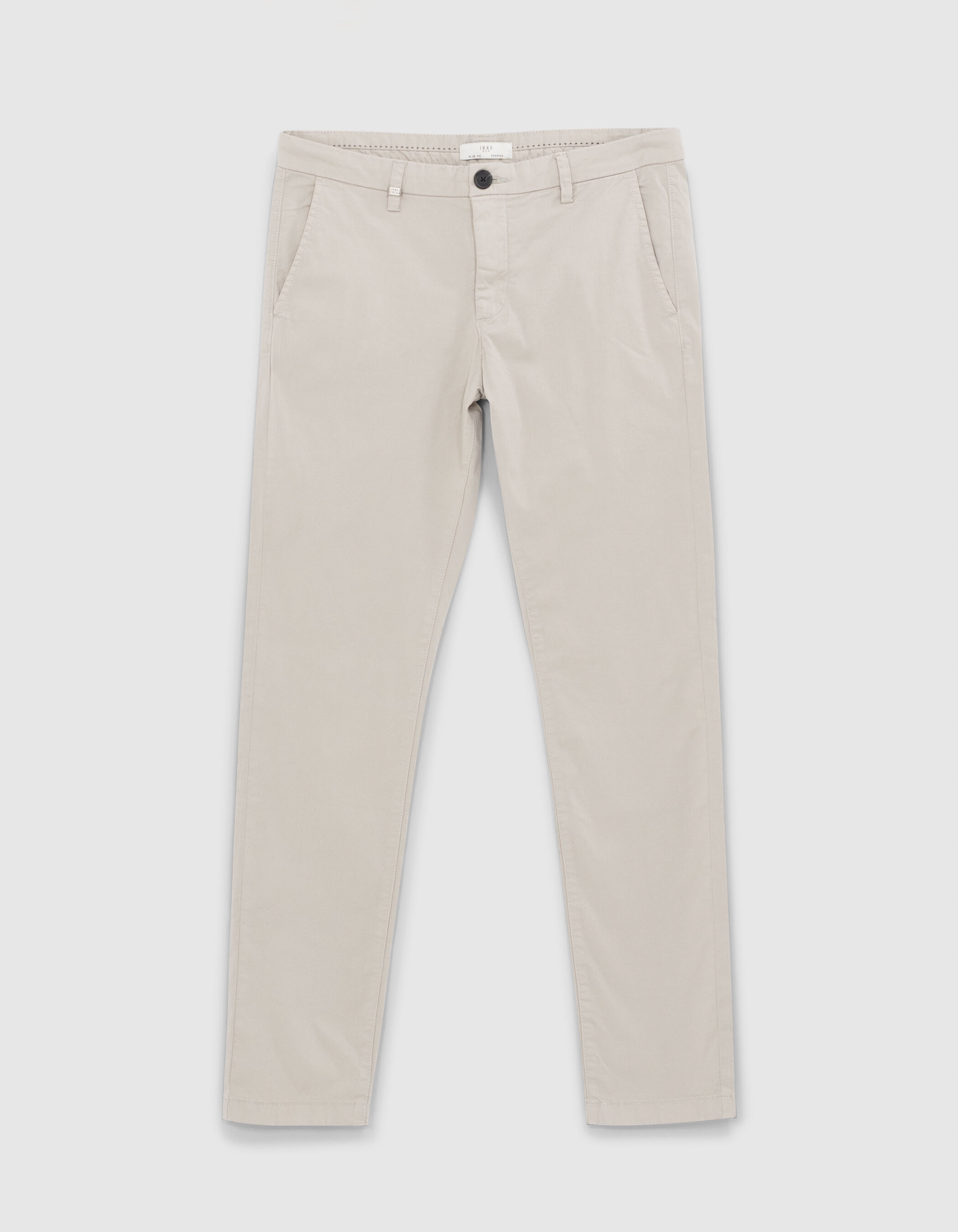 Pantalon chino SLIM mastic Homme