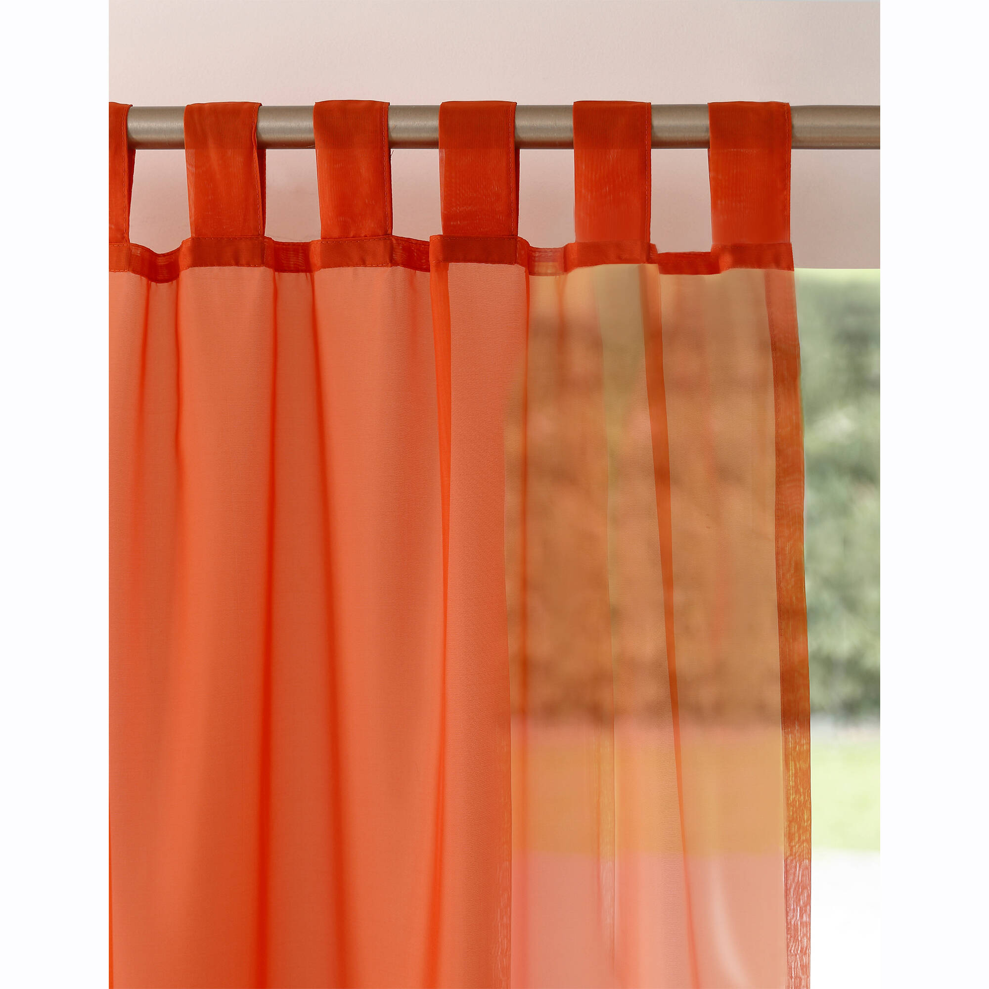 Panneau voile uni finition pattes