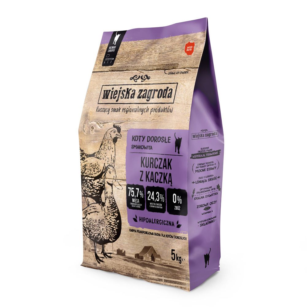 Wiejska Zagroda Cat Chicken with Duck
