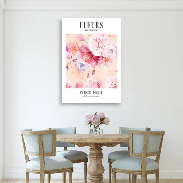 Feeby Obraz na płótnie, Kwiaty we Francji 40x60