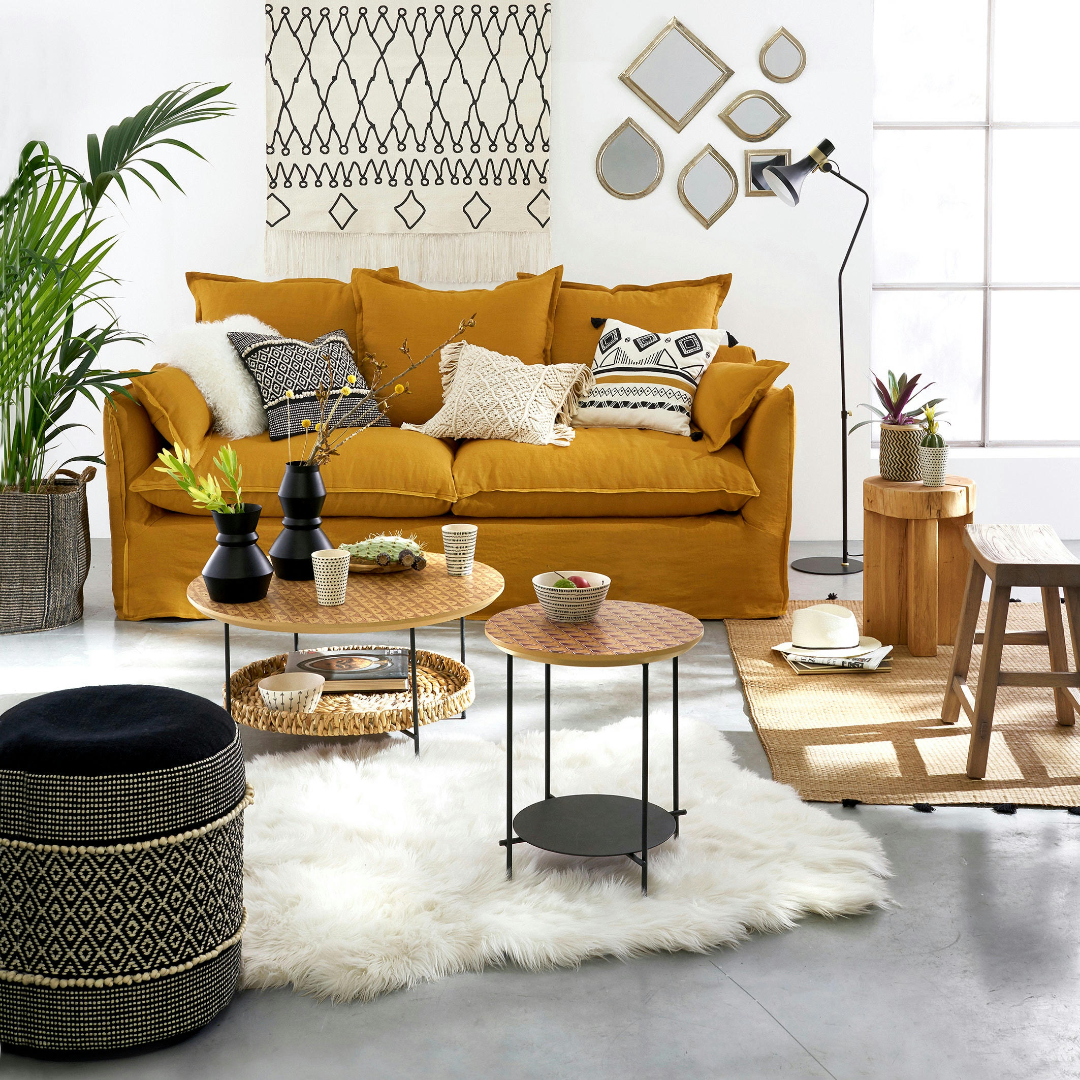Housse de coussin macramé, Sparta
