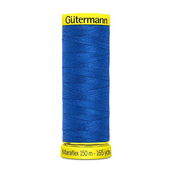 Gutermann Electric Blue Maraflex Stretchy Sewing Thread 150m (315)