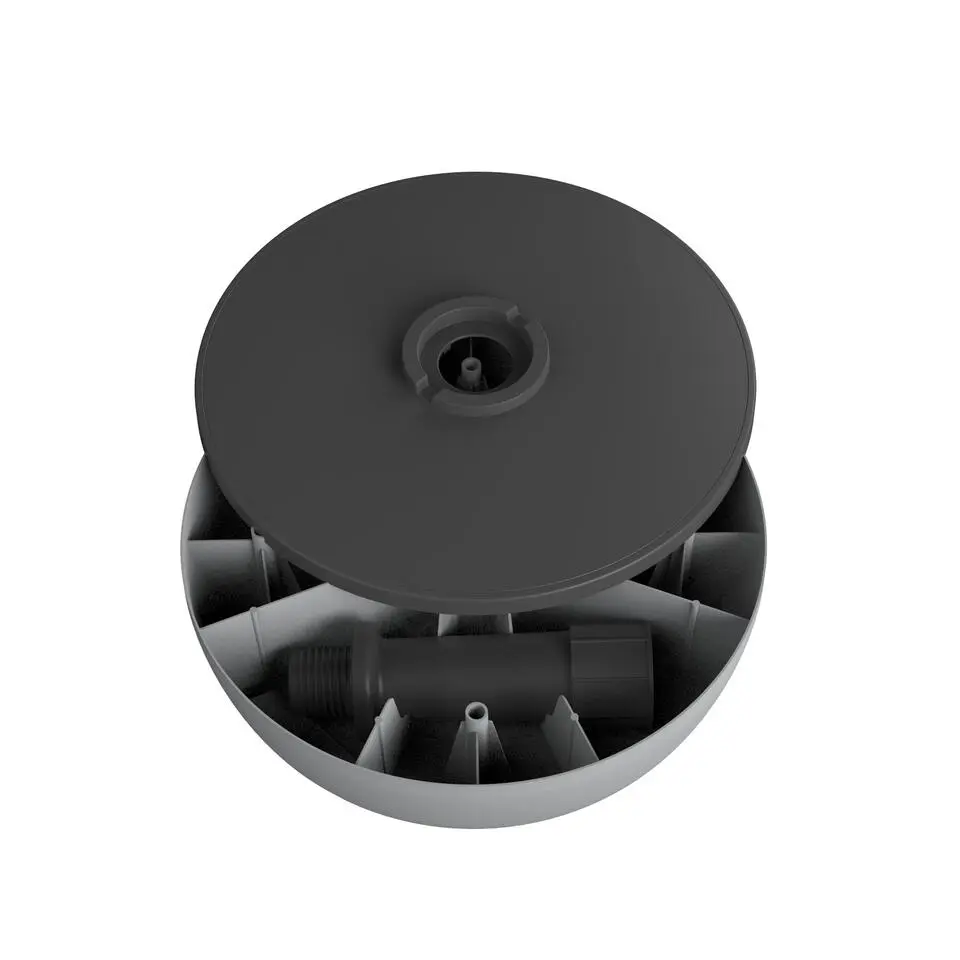 EDA Parasolvoet Rattan - rond - groen - D45 cm - 20 liter