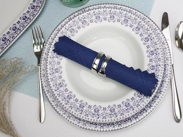Serwis obiadowy na 12 osób (42 el.) Waza - Classic Kobalt WA-160