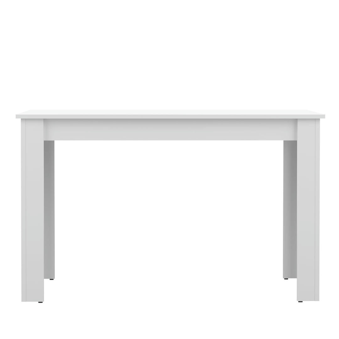 NICE - Table effet bois blanc