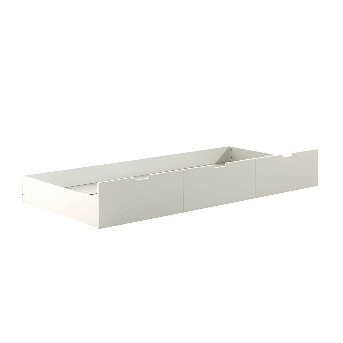 MARGRIT - Tiroir de lit 90x190 blanc naturel