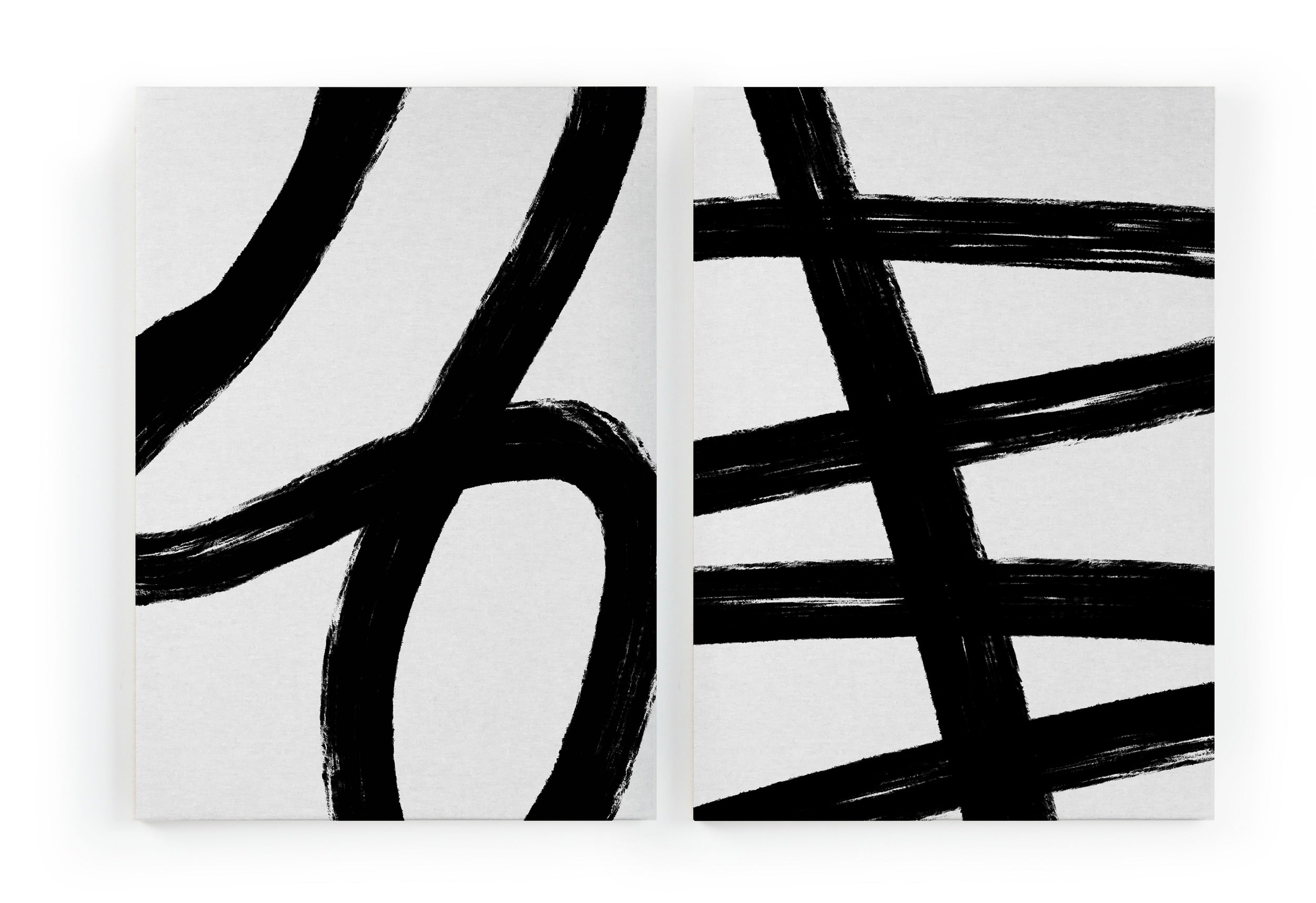 Set 2 Canvas 60x40 Borstels