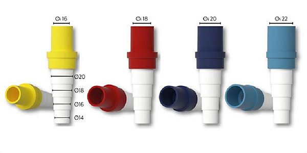 Connecteur adaptateur - diam : 16mm