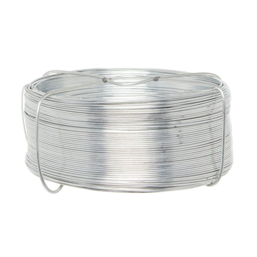 Fil métallique acier gris 75 m