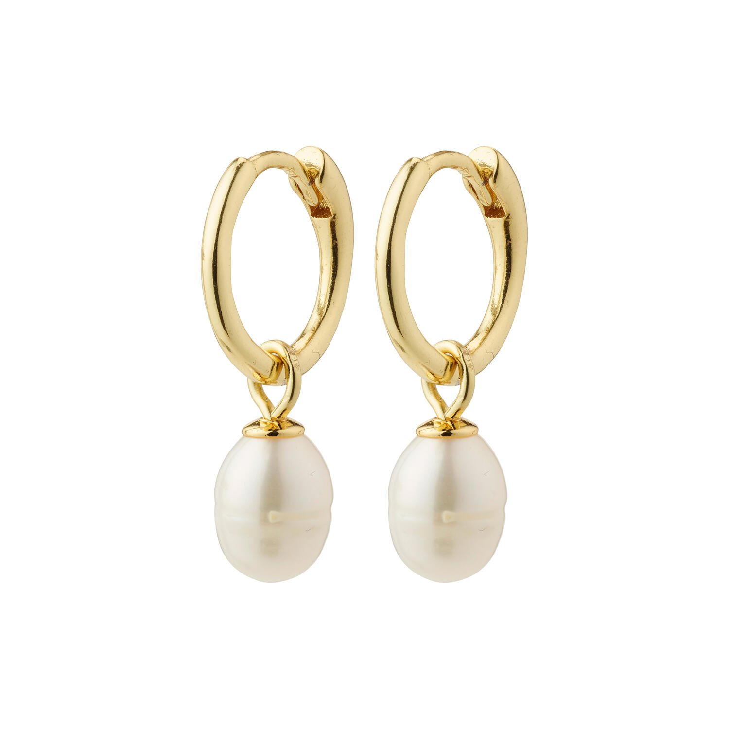 BERTHE Pearl øreringe, gold plated