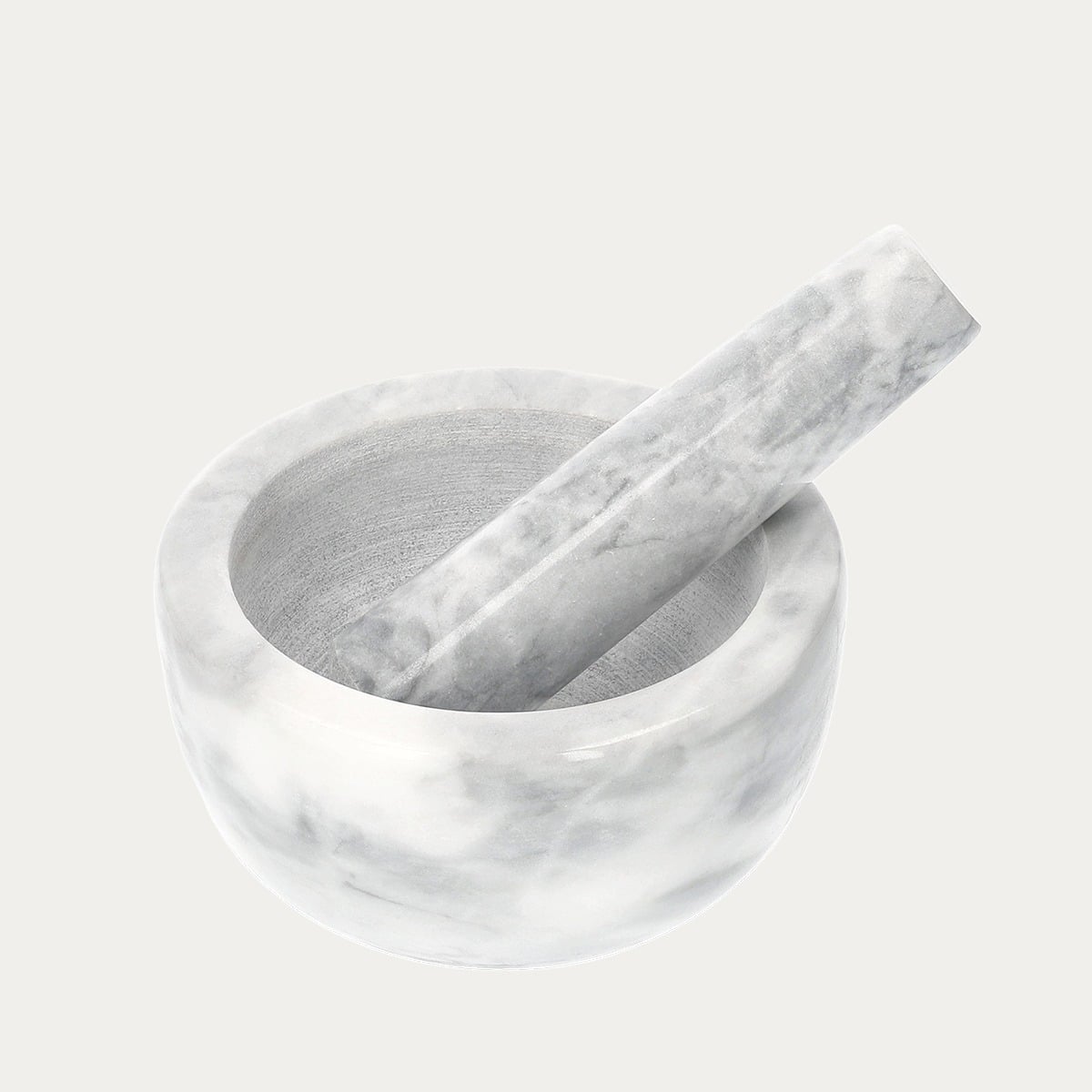 Moździerz MARBLE marmurowy biały 12 cm