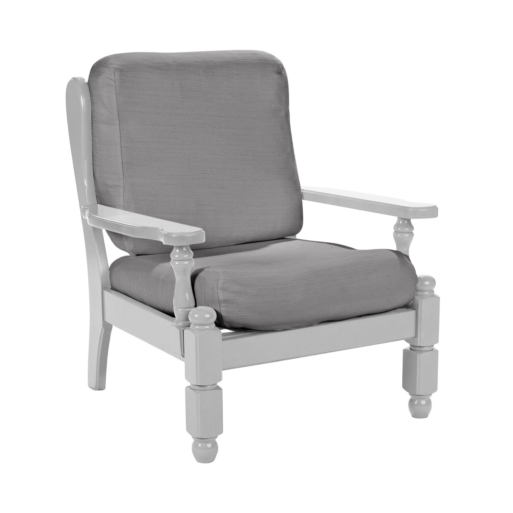 Housse extensible unie spéciale fauteuil rustique