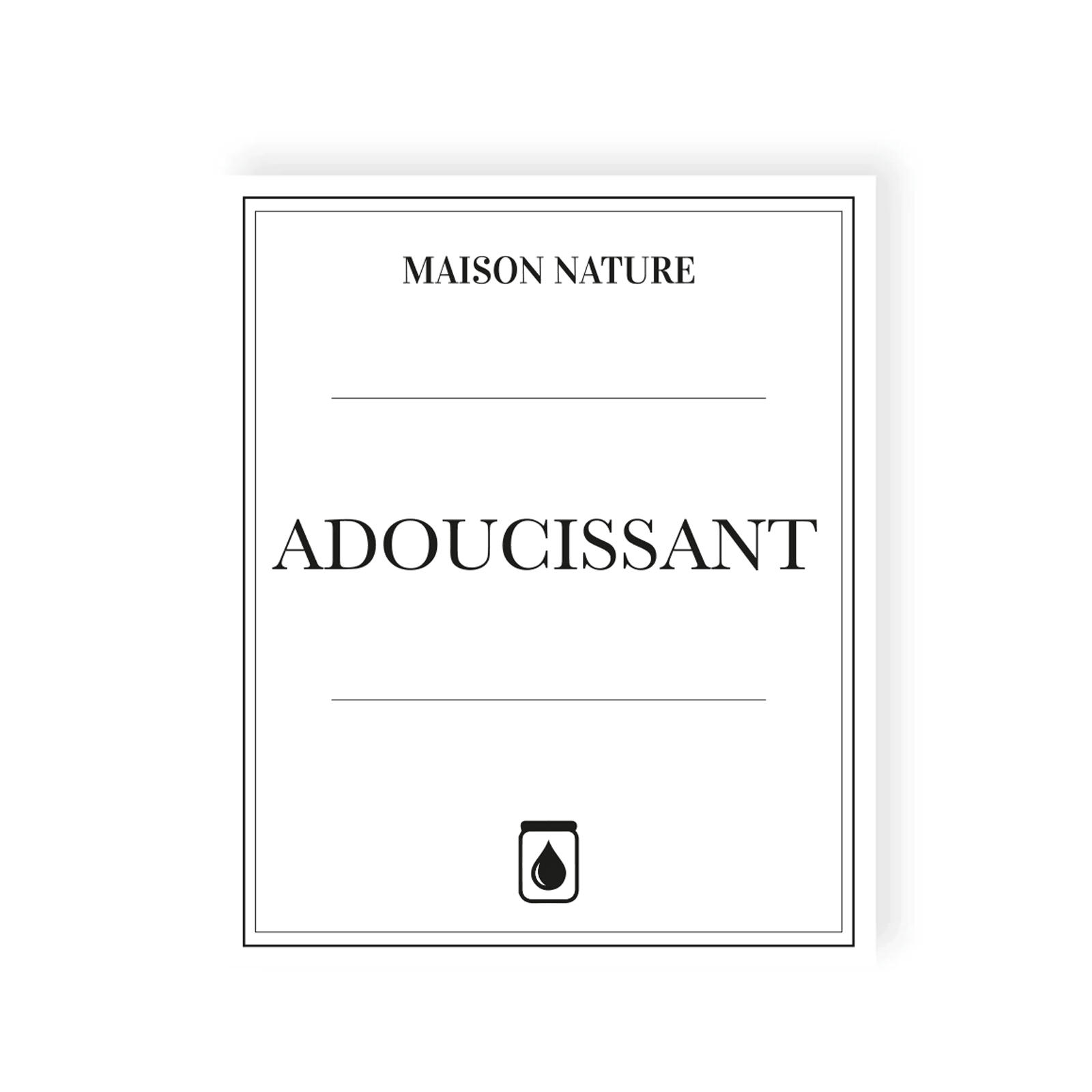 - Etiquettes ADOUCISSANT Waterproof