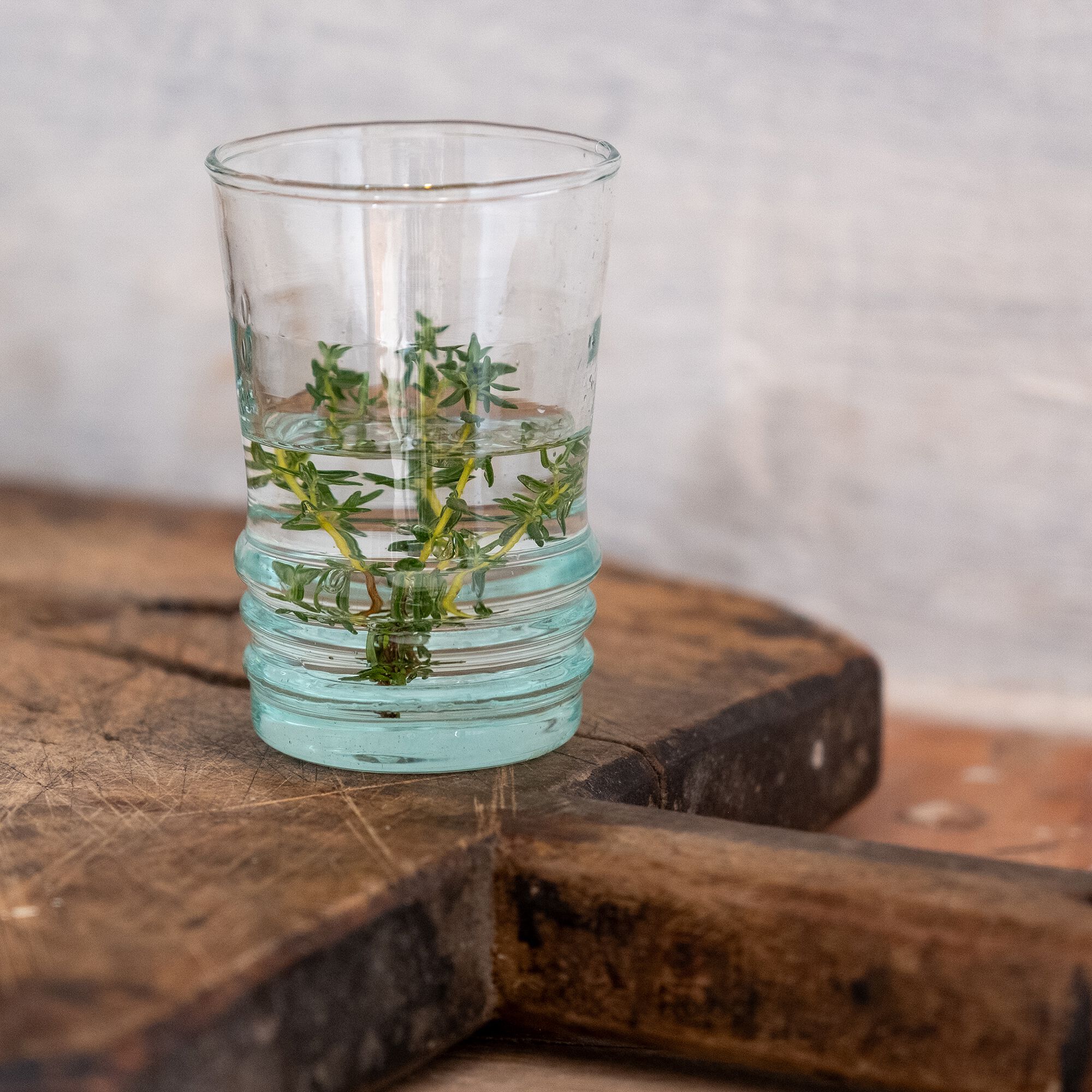 BELDI - Tasse à espresso en verre recyclé 10cl - transparent