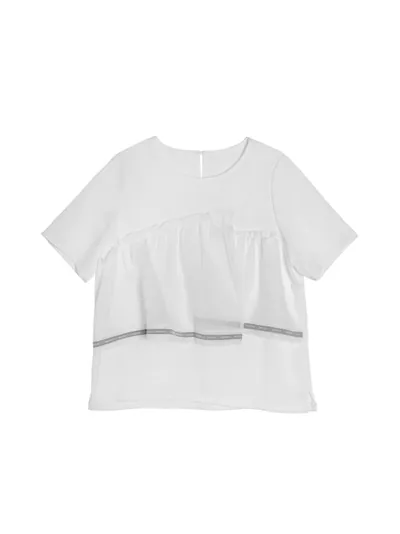 Ruffle Logo Top - 26SDT054T