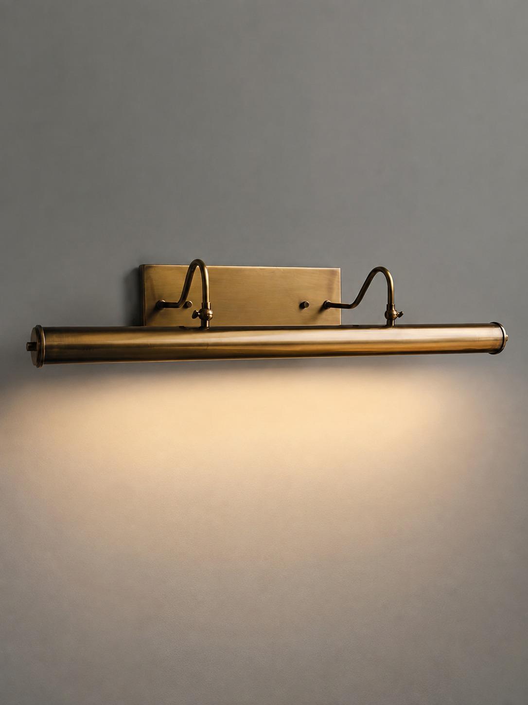 Handcrafted Solid Brass Wall Sconce, Antique Vanity Light, Art Display Lamp