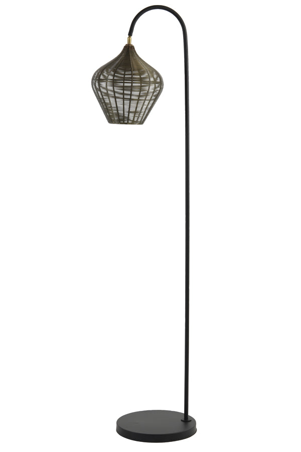 Light & Living vloerlamp ALVARO - 35x30x160cm - brons