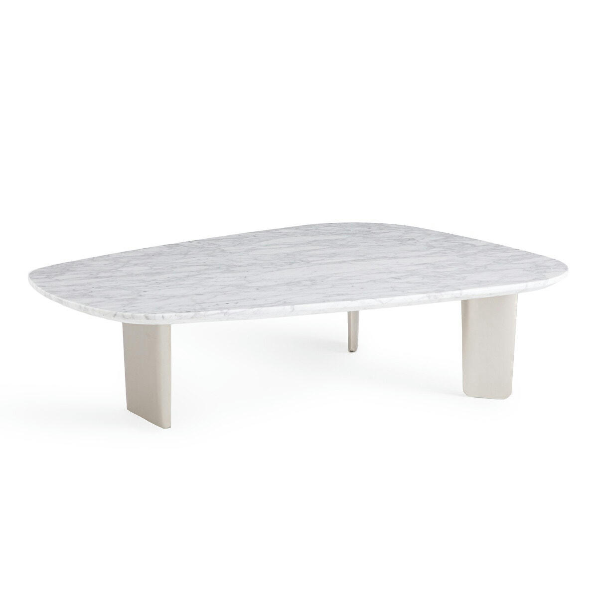Table basse, marbre blanc, Dolmena