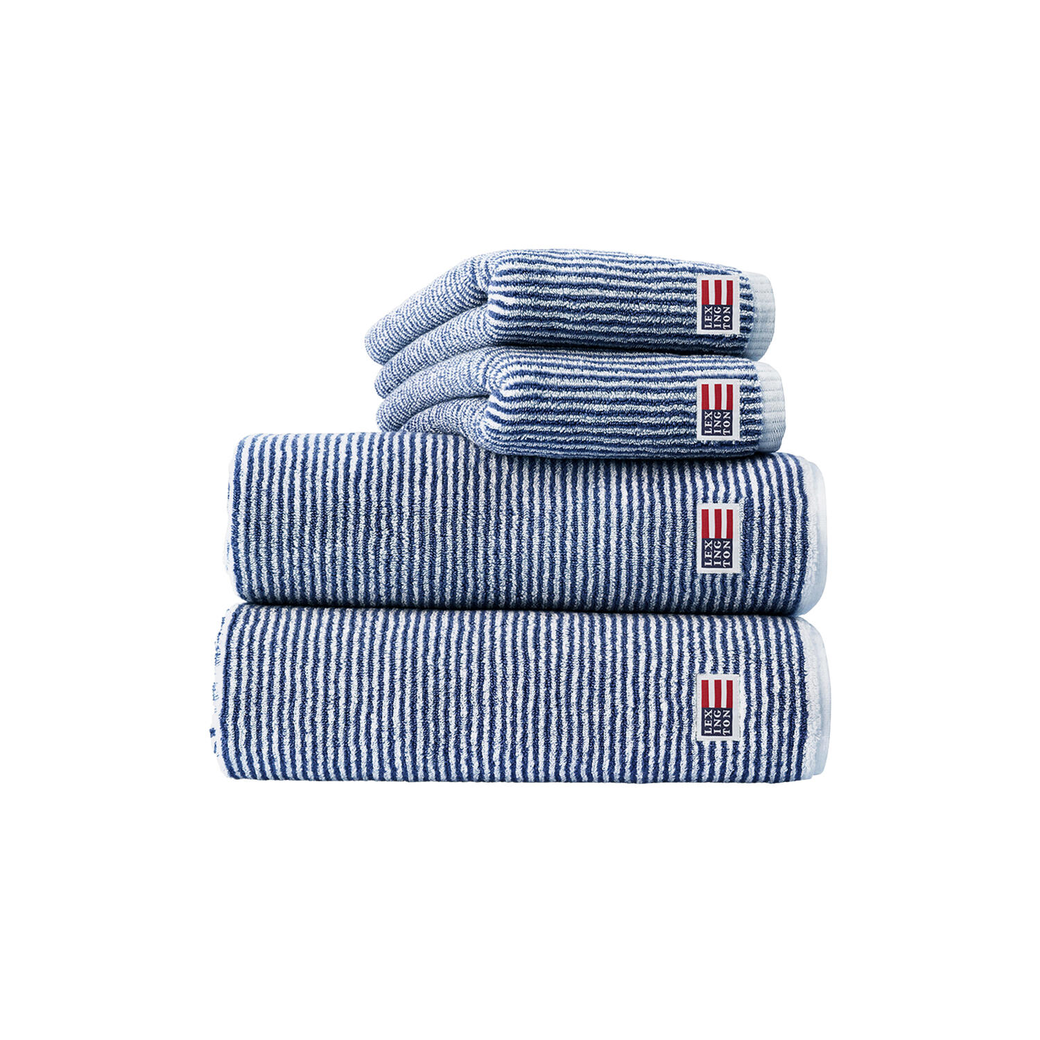 Icons Original Towel Stripe, navy/white