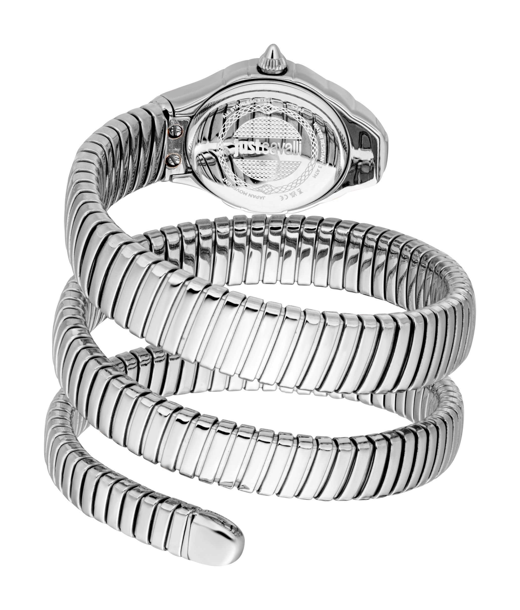 Just Cavalli Women's Snake 316L Stainless Steel Watch