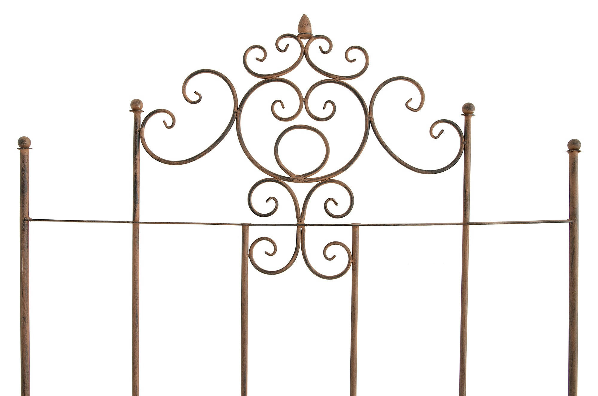 PAULA - Treillis pour plantes grimpantes en métal Marron antique