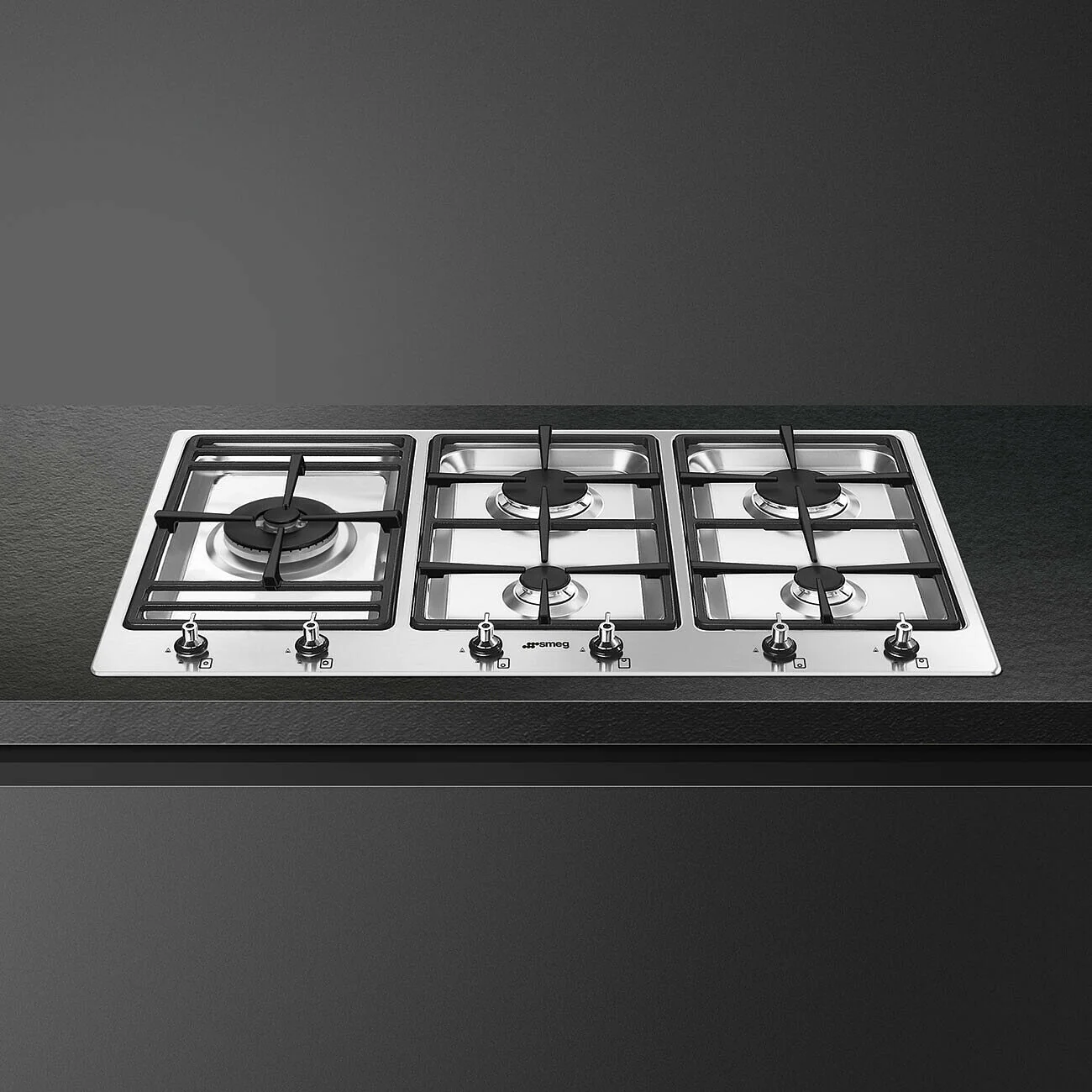 90cm Classic Gas Hob Stainless Steel