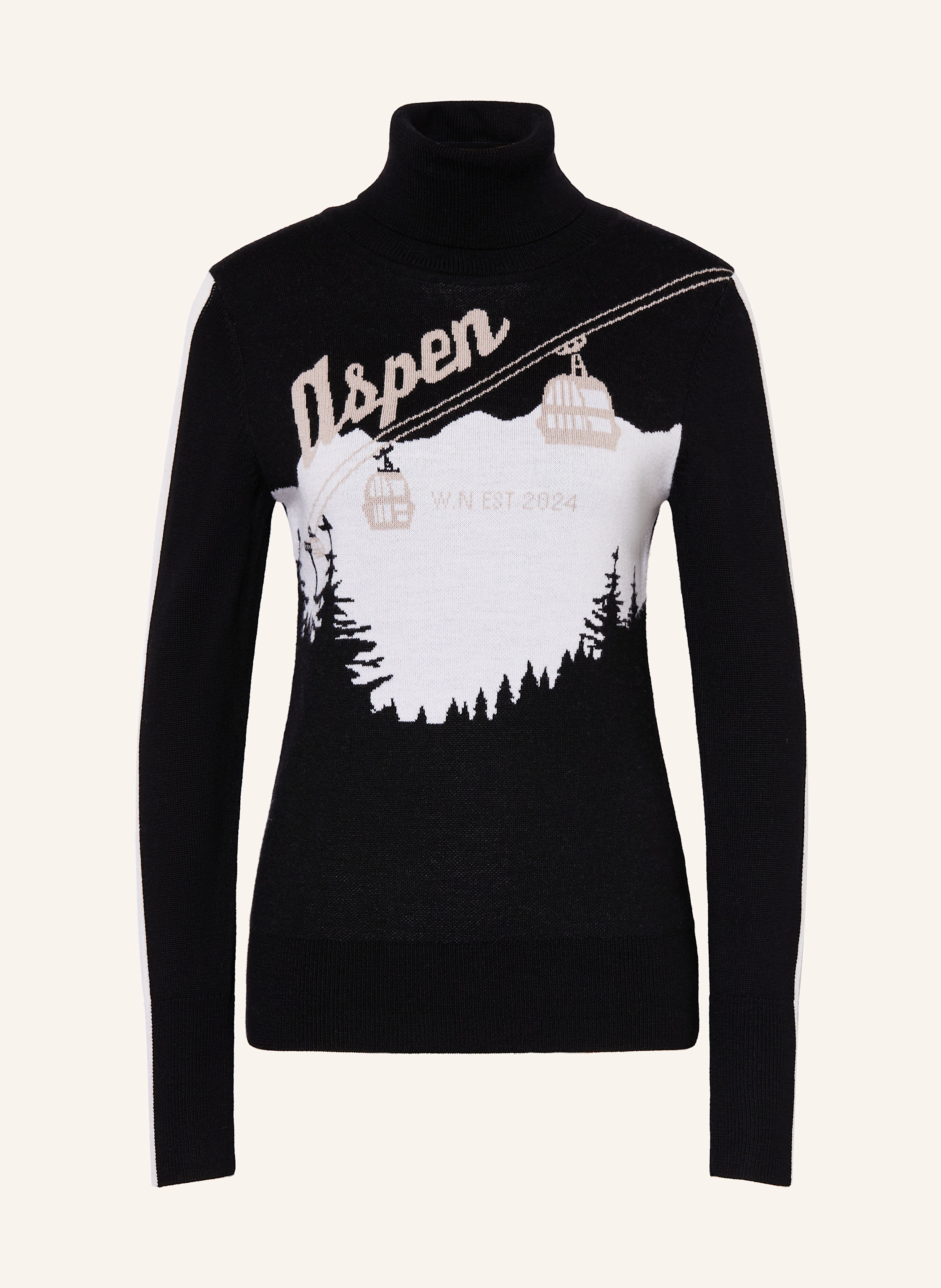 WE NORWEGIANS Rollkragenpullover AFTER SKI aus Merinowolle