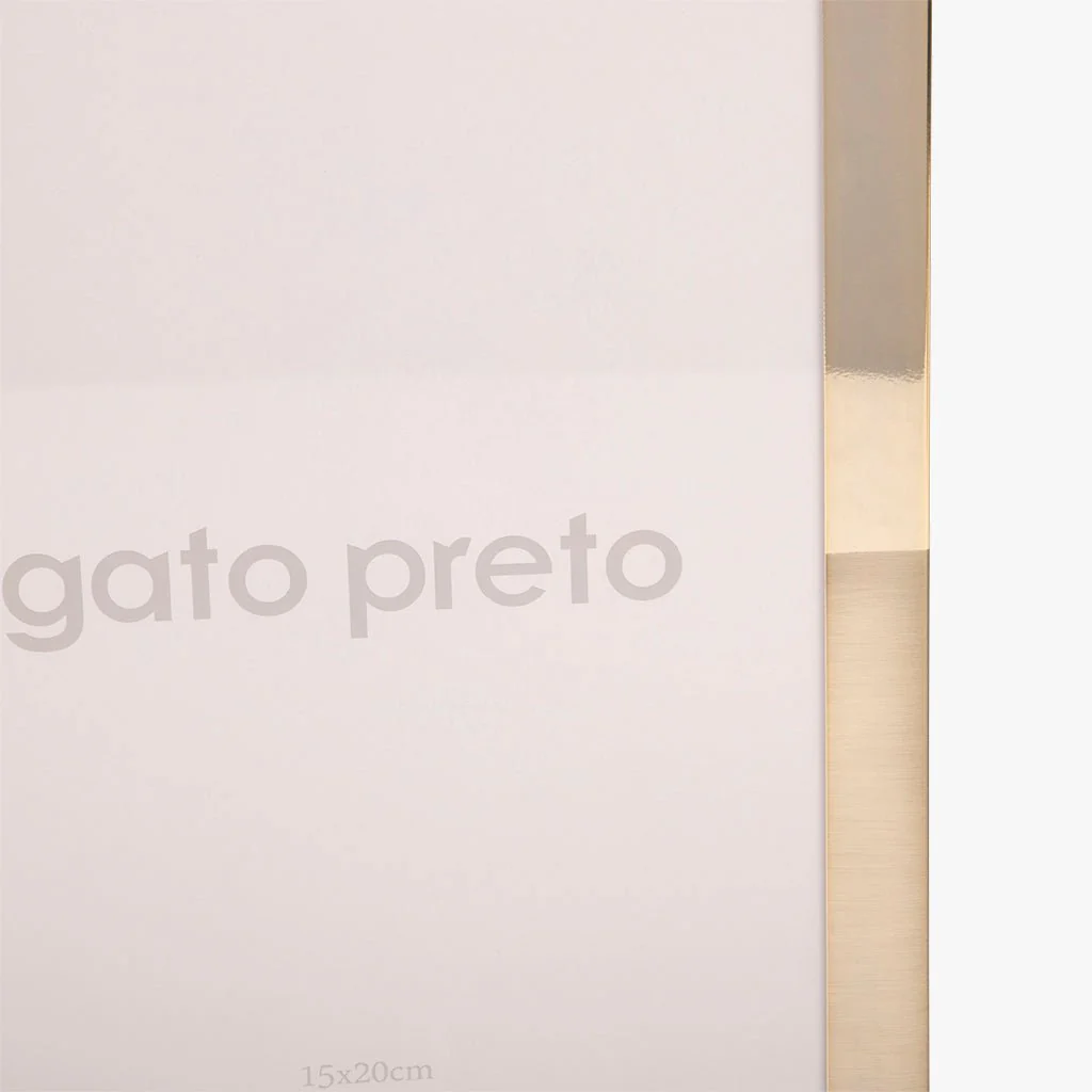 Moldura Tons Dourado 15x20 SHINY & BRUSHED