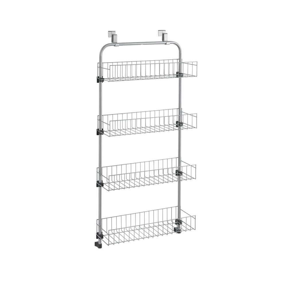 - Etagère de porte 4 niveaux silver