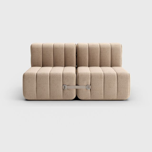 Curt-Set 4 - e.g. Flexibele 2-zitter - Dama - 0029 (Beige   Grijs)
