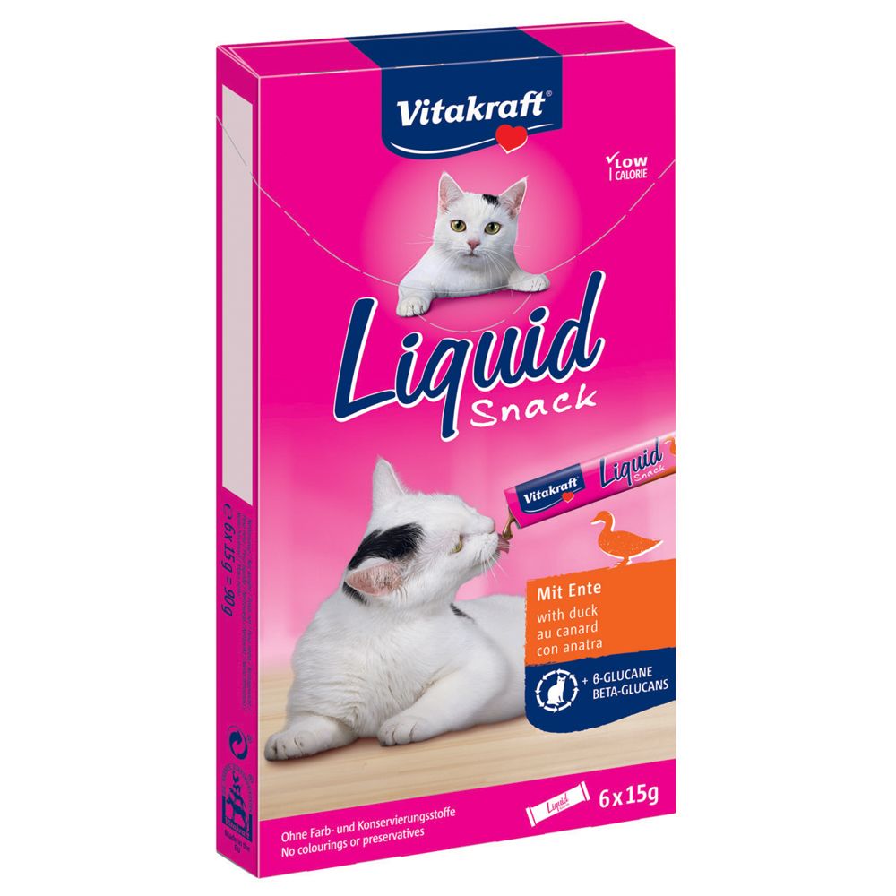Vitakraft Cat Liquid-Snack Duck & ß-Glucans